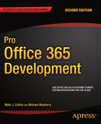 Omslagafbeelding: Pro Office 365 Development 2nd edition 9781484202456