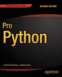 Cover image: Pro Python 2nd edition 9781484203354