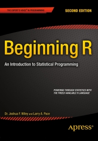 Cover image: Beginning R 2nd edition 9781484203743
