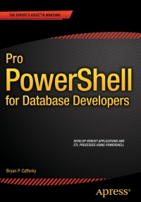 Imagen de portada: Pro PowerShell for Database Developers 9781484205426