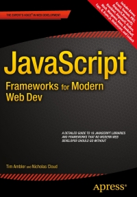 Cover image: JavaScript Frameworks for Modern Web Dev 9781484206638