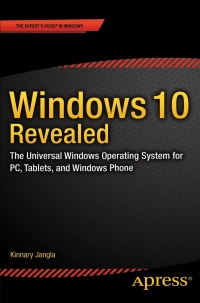 صورة الغلاف: Windows 10 Revealed 9781484206874