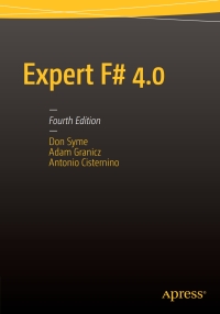 Cover image: Expert F# 4.0 4th edition 9781484207413