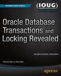 Cover image: Oracle Database Transactions and Locking Revealed 9781484207611