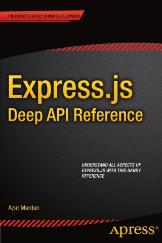 Imagen de portada: Express.js Deep API Reference 9781484207826