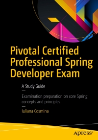Imagen de portada: Pivotal Certified Professional Spring Developer Exam 9781484208120