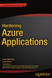 Imagen de portada: Hardening Azure Applications 9781484209233