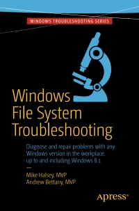 Cover image: Windows File System Troubleshooting 9781484210178