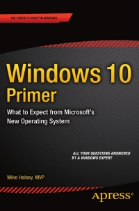 Imagen de portada: Windows 10 Primer 9781484210475