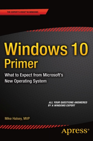 Immagine di copertina: Windows 10 Primer 9781484210475