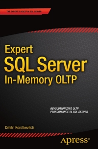 Omslagafbeelding: Expert SQL Server in-Memory OLTP 9781484211373