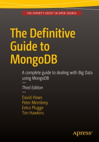 Cover image: The Definitive Guide to MongoDB 3rd edition 9781484211830