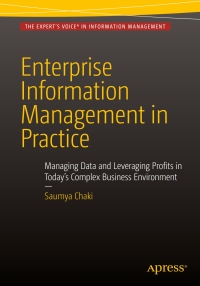 表紙画像: Enterprise Information Management in Practice 9781484212196