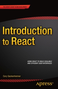 Cover image: Introduction to React 9781484212462
