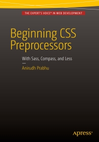 Cover image: Beginning CSS Preprocessors 9781484213483