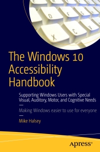 Imagen de portada: The Windows 10 Accessibility Handbook 9781484217320