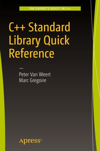 Cover image: C++ Standard Library Quick Reference 9781484218754