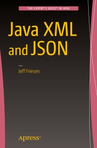 Imagen de portada: Java XML and JSON 9781484219157