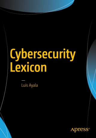 Cover image: Cybersecurity Lexicon 9781484220672