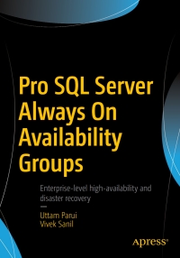 Cover image: Pro SQL Server Always On Availability Groups 9781484220702