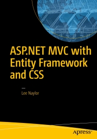 Omslagafbeelding: ASP.NET MVC with Entity Framework and CSS 9781484221365