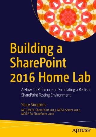 表紙画像: Building a SharePoint 2016 Home Lab 9781484221693