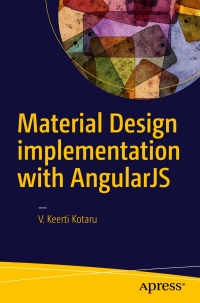 Omslagafbeelding: Material Design Implementation with AngularJS 9781484221891