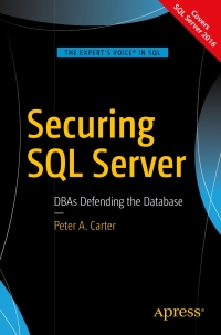 Titelbild: Securing SQL Server 9781484222645