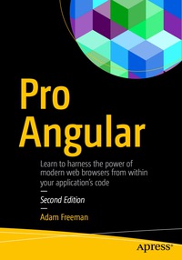 Cover image: Pro Angular 2nd edition 9781484223062