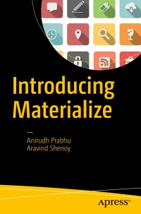 表紙画像: Introducing Materialize 9781484223482