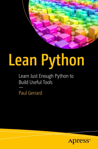 Imagen de portada: Lean Python 9781484223840