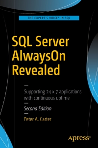 Imagen de portada: SQL Server AlwaysOn Revealed 2nd edition 9781484223963