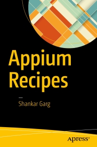 Cover image: Appium Recipes 1st edition 9781484224175