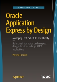 Cover image: Oracle Application Express by Design 9781484224267