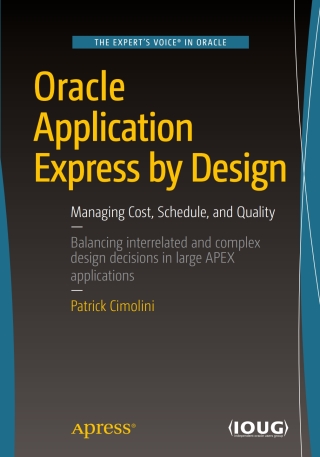 صورة الغلاف: Oracle Application Express by Design 9781484224267