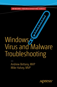 Cover image: Windows Virus and Malware Troubleshooting 9781484226063