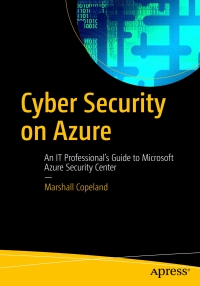 Cover image: Cyber Security on Azure 9781484227398