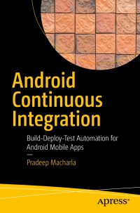 Imagen de portada: Android Continuous Integration 9781484227954