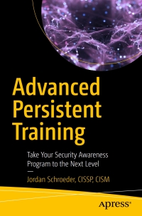 Cover image: Advanced Persistent Training 9781484228340
