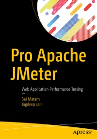 Cover image: Pro Apache JMeter 9781484229606