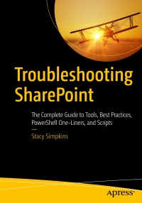 Cover image: Troubleshooting SharePoint 9781484231371