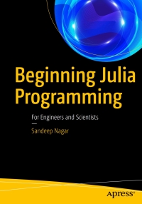 Imagen de portada: Beginning Julia Programming 9781484231708