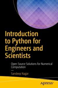 Cover image: Introduction to Python for Engineers and Scientists 9781484232033