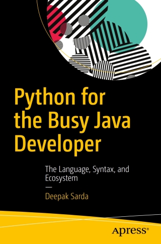 Cover image: Python for the Busy Java Developer 9781484232330