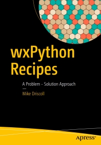 Cover image: wxPython Recipes 9781484232361