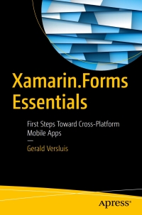 Imagen de portada: Xamarin.Forms Essentials 9781484232392