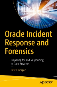 Cover image: Oracle Incident Response and Forensics 9781484232637