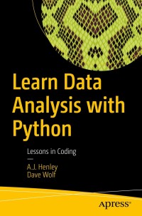 表紙画像: Learn Data Analysis with Python 9781484234853