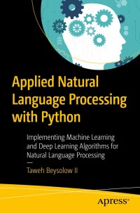 Imagen de portada: Applied Natural Language Processing with Python 9781484237328