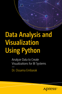 Omslagafbeelding: Data Analysis and Visualization Using Python 9781484241080